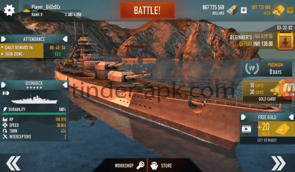 World of Warships Blitz Mod APK